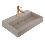 REA - Umyvadlo z litého mramoru GOYA TAUPE 50CM REA-U4412