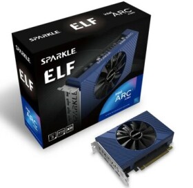 SPARKLE Intel Arc A380 ELF 6G / 2000 MHz / 6GB GDDR6 / 96-bit / 1xHDMI + 3x DP / 75W (SA380E-6G)