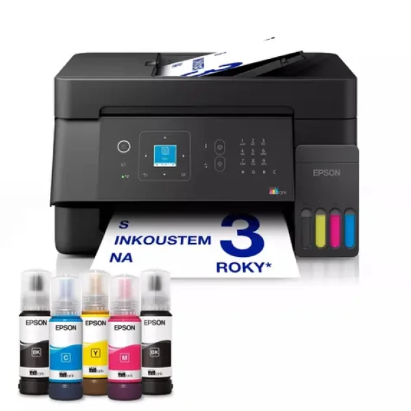 Epson EcoTank L5390 černá / Inkoustová multifunkce / A4 / 33ppm / 5760x1440dpi / tisk sken. kop. fax / USB / LAN (C11CL59403)