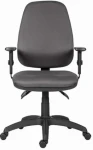 Powerton Anna šedá / Kancelářské ergonomické křeslo / nosnost 120 kg (MKWPANKDCSKA)