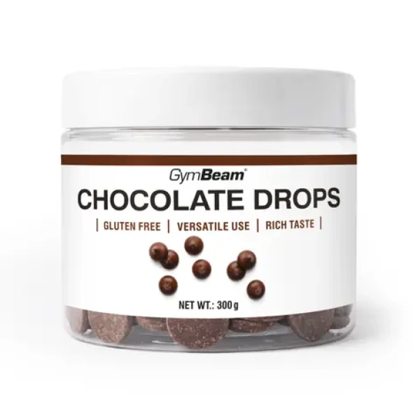 Chocolate Drops - GymBeam (300 g) (115618-1-300g)