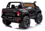 Mamido Dětské elektrické autíčko Toyota Hilux 4x4 lakované černé