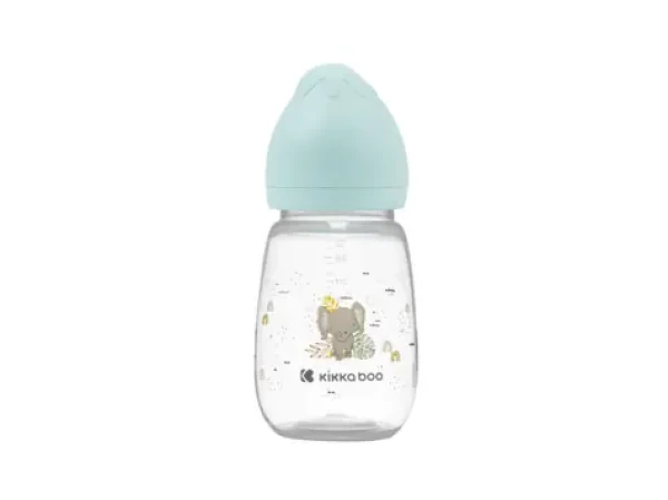 KikkaBoo Kojenecká láhev 260ml 3m+ Savanna Mint (31302020098KB)