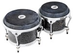 Meinl Artist Series Bongo Diego Galé, REMO® Black Calfskin Skyndeep He