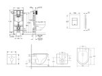 GROHE - Rapid SL Set předstěnové instalace, klozetu Oudee a sedátka softclose, tlačítko Skate Cosmopolitan, alpská bílá SANI11BA3111
