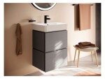 HANSGROHE - Zesis S Umyvadlová baterie s výpustí Push-Open, CoolStart, matná černá 74715670