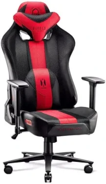 Diablo X-Player 2.0 Normal karmínovo-antracitová / herní židle / nastavitelná / látková / nosnost 160 kg (X-PLAYER2.0)