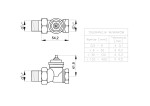 INVENA - Termostatická sada ventilů CD-76-P15-X