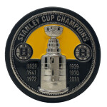 Mustang Puk Boston Bruins NHL Ultra 3D Stanley Cup Medallion