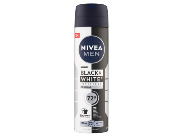 Nivea Men Black & White Invisible Original Sprej antiperspirant 150 ml