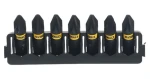 DeWalt Sada bitů PZ2 / Bity / 25 mm / 7 ks / Kompatibilní s ToughCase (DT70811)