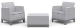 KETER SCANDI FORMA BALCONY - Ash grey/Storm grey