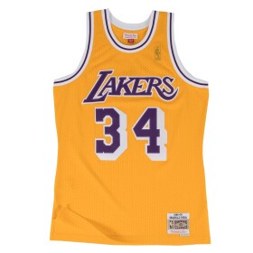 Mitchell & Ness Pánský dres Los Angeles Lakers NBA Shaq O'Neal #34 1996-97 Swingman Velikost: S