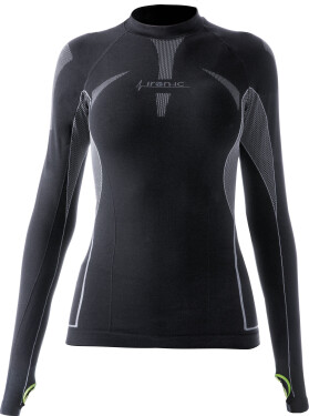 Dámské sportovní tričko s dlouhým rukávem IRON-IC - černá Barva: Černá, Velikost: XS/S
