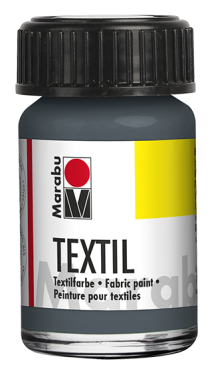Barva na textil Marabu Textil 15 ml - šedá 078
