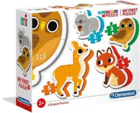 Clementoni Moje první PUZZLE Lesní zvířátka 4v1