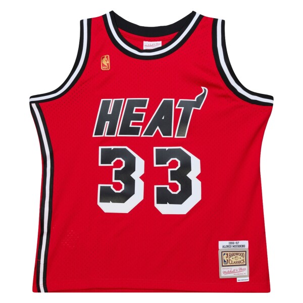 Mitchell & Ness Pánský dres Miami Heat NBA Alonzo Mourning #33 1996-97 Swingman Velikost: S