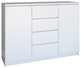FRONTI Komoda 2D4S 120 Bílý