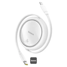 Baseus Free2Pull (P10364501211-00) Datový kabel USB-C/Lightning 20W 1m bílá (P10364501211-00)