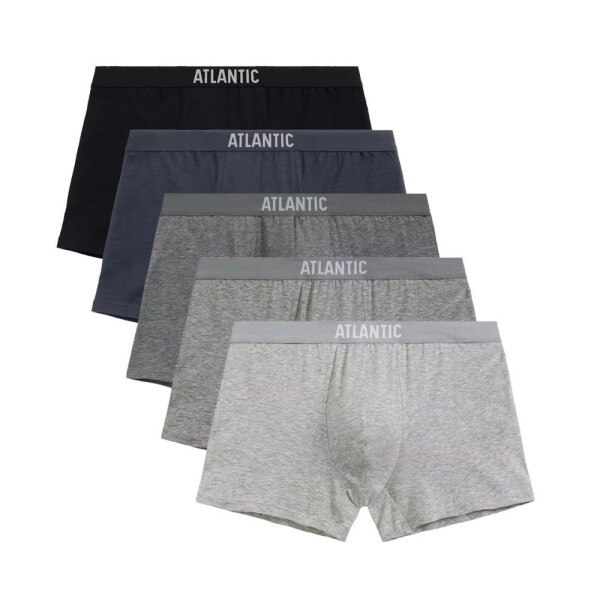 Pánské boxerky 5 pack 011 mix - Atlantic vícebarevná L