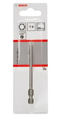 BOSCH Bit Extra Hard T8 / Bit / Délka 89 mm (2607001646)