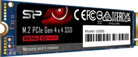 Silicon Power M.2 2280 UD85 1TB / Interní SSD / PCle Gen 4x4 / čtení: 3600MBs / zápis: 2800MBs (SP01KGBP44UD8505)