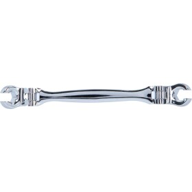 KS Tools 518.0528 Otevřený oboustranný očkový klíč, s dvojitým kloubem, 10 x 11 mm