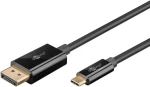 Goobay 75704 černá / Kabel / USB-C na DisplayPort / 4K 60Hz / 1 m (75704)