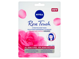Nivea Rose Touch 10minutová hydratační textilní maska 1 ks