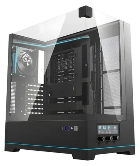 DarkFlash DY450 PRO černá / ATX Mid Tower / ARGB / 1 ventilátor / 2x USB-A 1x USB-C / průhledná bočnice / bez zdroje (DY450 PRO Black)