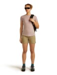 Dámské merino triko s krátkým rukávem ICEBREAKER Wmns 125 Cool-Lite Sphere SS Tee Across, Pink Quartz velikost: S