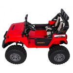 Mamido Elektrické autíčko Extreme Sport 4x4 s proměnlivou velikostí červené