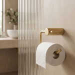 REA - Držák na toaletní papír A62309BG OTTO Brush Gold REA-42018