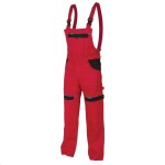 Ardon H8108 Cool Trend Pracovní kalhoty s laclem červená / černá