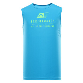 Pánské rychleschnoucí tílko ALPINE PRO MIXED neon atomic blue XS