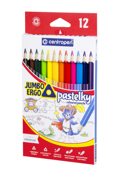 Centropen Jumbo trojhranné 9522 12 ks