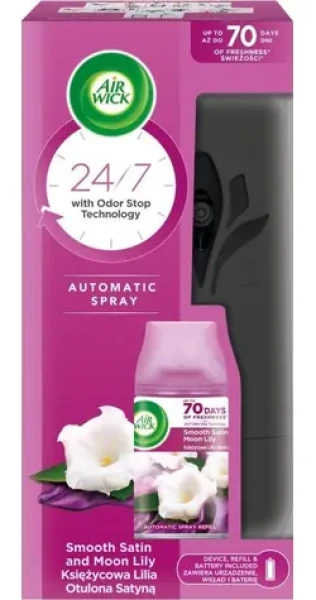 Air Wick Freshmatic Měsíční lilie v saténu / Automatický osvěžovač vzduchu a náplň / 250 ml (7505561)