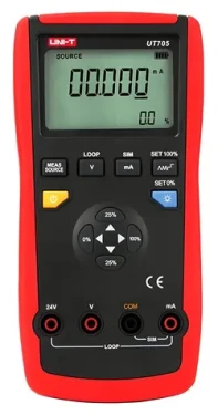 UNI-T UT705 / Kalibrátor procesů / DC napětí 30 000 V / proud 24 000 mA / smyčka 24 V (UT705)