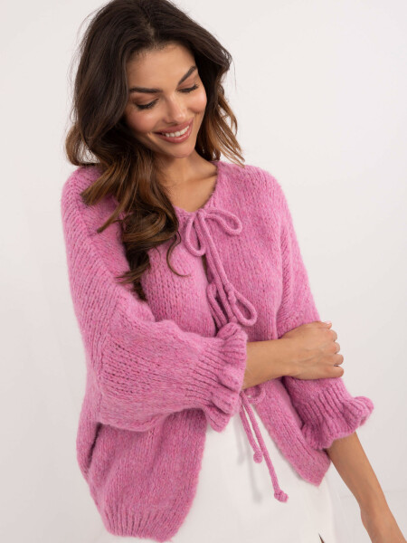 Jumper MI SW 2911.91 tmavě růžový jedna velikost