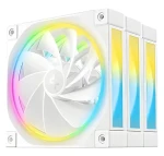DEEPCOOL FL12R 3ks bílá / Ventilátor / 120 mm / Reverzní / ARGB Gen2 / 500–2150 RPM / 33,9 dB / PWM (R-FL12R-WHAPN3-G)