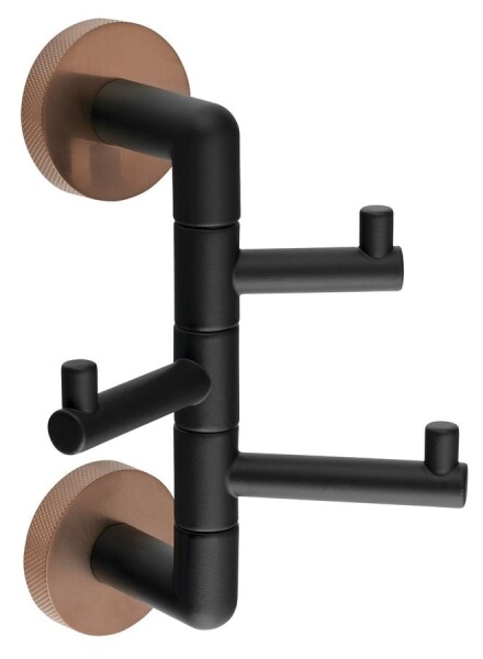 SAPHO - LARISSA trojháček otočný, černá/měď mat WS063BC