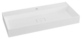 SAPHO - GODIVA umyvadlo, litý mramor, 96x44cm, bílá GU096