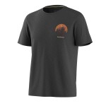 Pánské merino tričko s krátkým rukávem SMARTWOOL Men's Lunar Bear Active Short Sleeve Gra, Charcoal Heather velikost: L