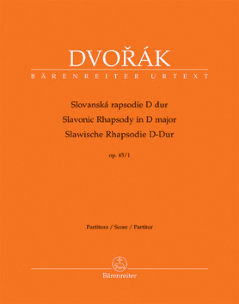 Slovanská rapsodie D dur op. 45/1 - Antonín Dvořák