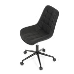 Pracovní židle, výškově nastavitelná, černá látka, KA-V3120 BK3