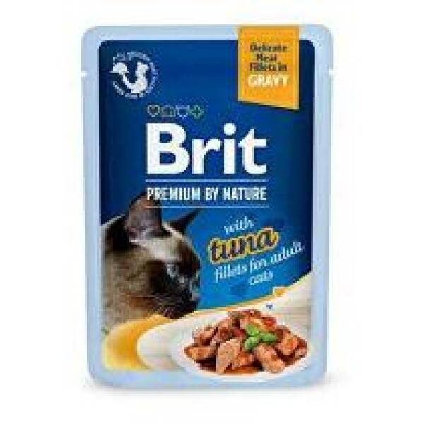 Brit Premium Cat D Fillets in Gravy with Tuna 85g