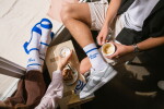 Bella Rose Ponožky Dneska ne velikost M (40-43), bílá barva, textil