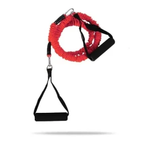 Posilovací expandér s úchyty 30 kg - GymBeam (červená) (105271-1-single_variant)