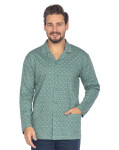 Pyžamo Regina 463 dlouhé/r 2XL-3XL L24 pánské rozepínací tmavě modrá 3xl