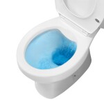Mereo WC kombi, RIMLESS, zadní odpad s armaturou VSD99